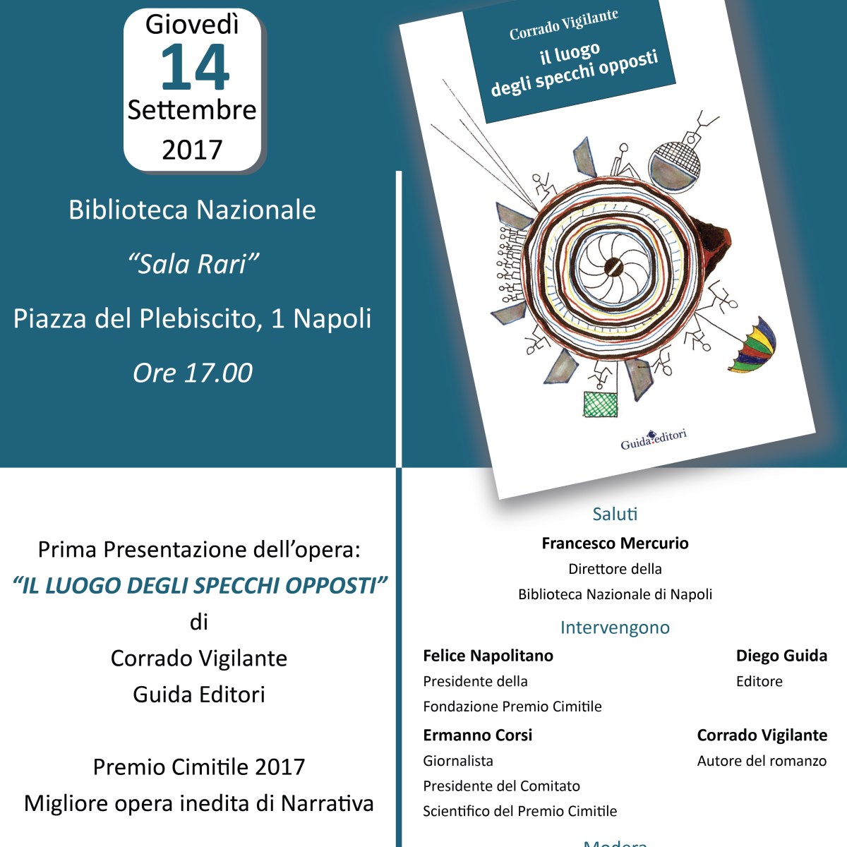 “Il luogo degli specchi opposti”        Premio Cimitile&nbsp;2017